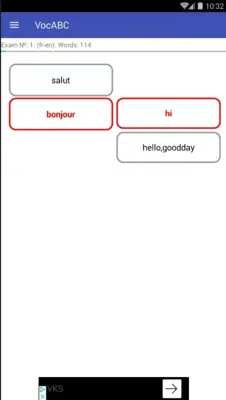 VocABC android App screenshot 1