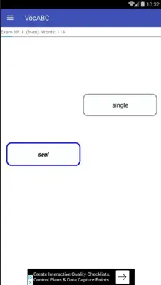 VocABC android App screenshot 2
